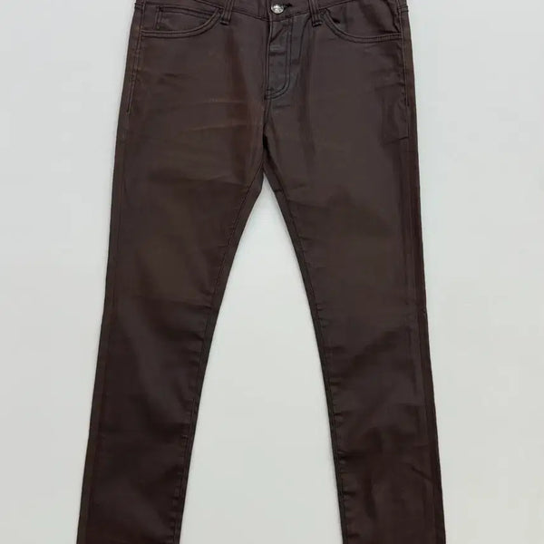 [BUNJANG] JIPSY Brown Coated Skinny Pants / JIPSY 집시 브라운 코팅 스키니 팬츠