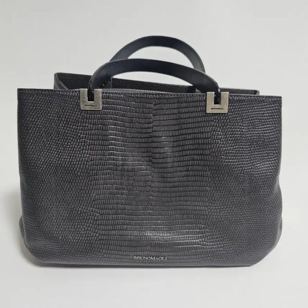 [BUNJANG] Geumgang Juhwa Bruno Magli Finetto 2.0 Natural Leather Tote Bag (with Tag) / [정품] 금강제화 브루노말리 피네토 2.0 천연 소가죽 토트백 (택있음