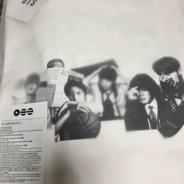 [BUNJANG] BTS White T-Shirt L Size / BTS 반팔티 화이트 L 사이즈