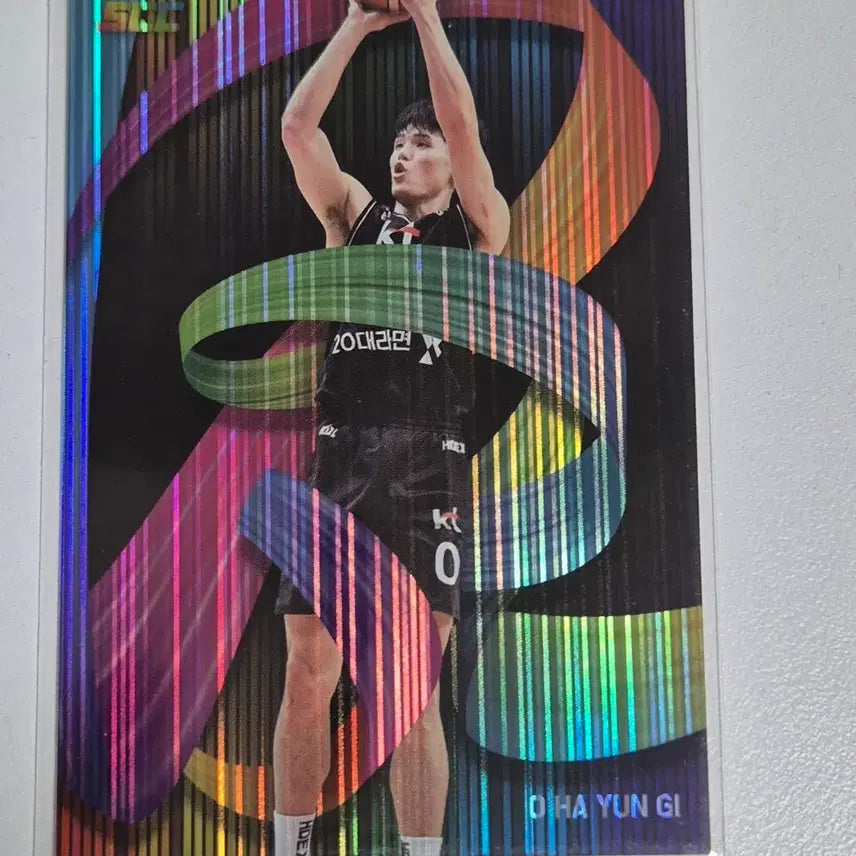 [BUNJANG] 2324 KBL Carbon KCC Ha Yoon-gi Player Card / 2324 KBL카드 카본 컬러제틱 KT 하윤기