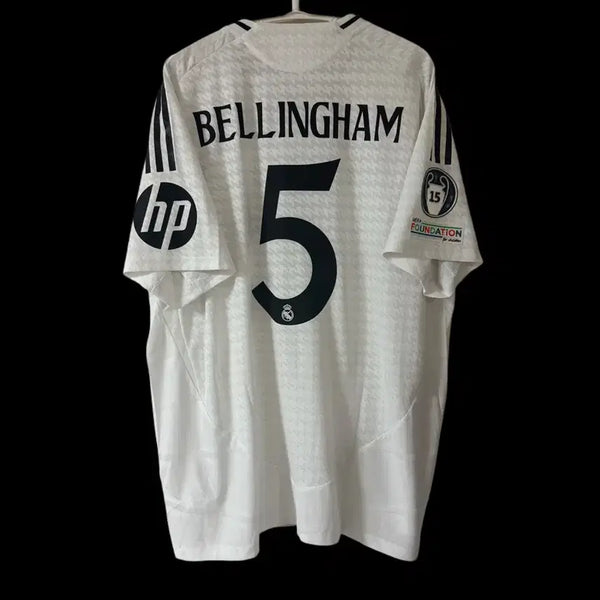 [BUNJANG] Real Madrid 24/25 Bellingham Authentic Jersey (International 2XL) / [해외2XL] 24/25 레알마드리드 홈 어센틱 벨링엄 유니폼