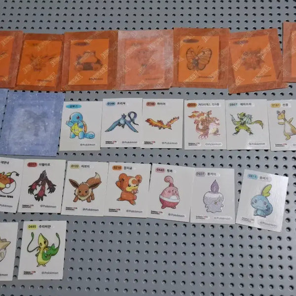 [BUNJANG] Pokemon 30th Anniversary Stickers Bundle / 포켓몬30주년 띠부실 26개