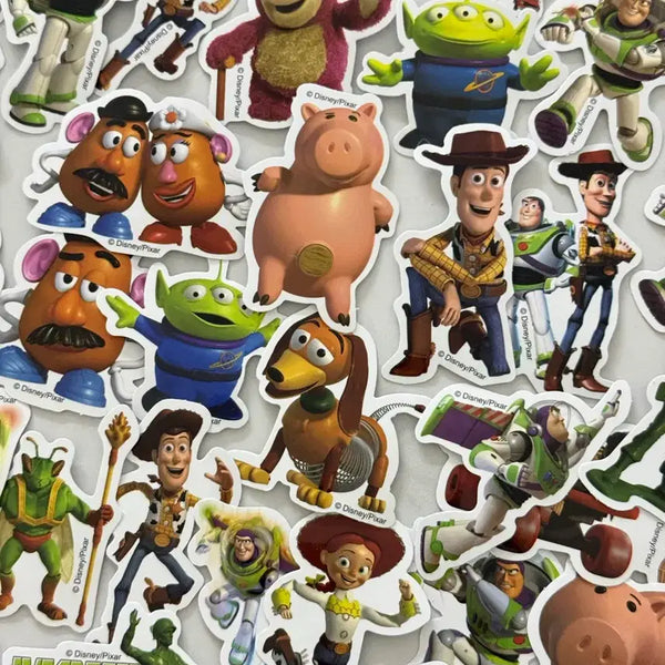 [BUNJANG] Toy Story Sticker Set (50 Pieces) / 토이스토리 조각스티커 50개 세트 새상품 판매