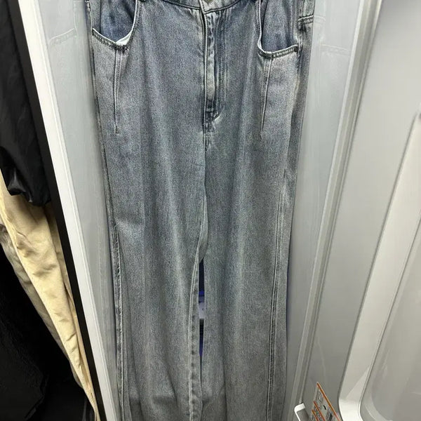 [BUNJANG] Ziozia Wide Denim Pants / 지오송지오 와이드 데님 팬츠
