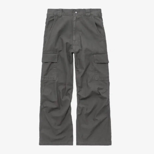[BUNJANG] Polilteru 26 New Arrival Loose Cargo Pants Khaki Grey Size 2 / 폴리테루 26신상 루즈 카고 팬츠 카키그레이 2사이즈