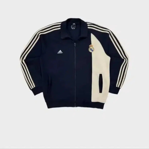 [BUNJANG] Adidas Real Madrid 2006-07 Track Jacket Navy Beige / 아디다스 레알마드리드 트랙탑 네이비 베이지