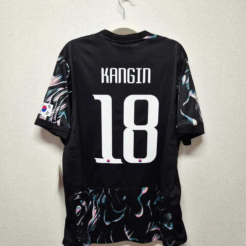 [BUNJANG] Korea National Football Team 2024-2026 Away Replica Jersey No. 18 Lee Kang-in / (새상품) 24-26 대한민국 어웨이 No.18 이강인 정품 유니폼
