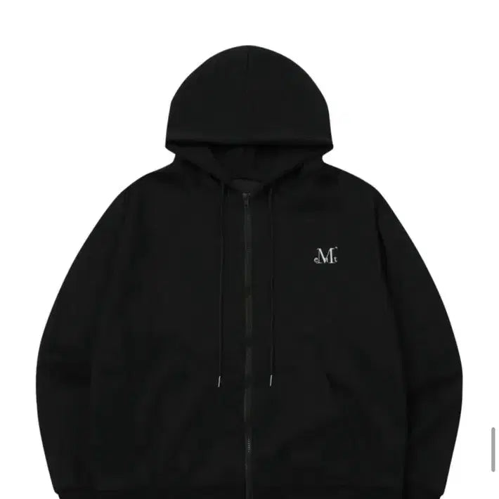 [BUNJANG] MUSEENT Denver Two-Way Black Hooded Zip-Up (Unisex) / 찐막할인)무센트후드집업