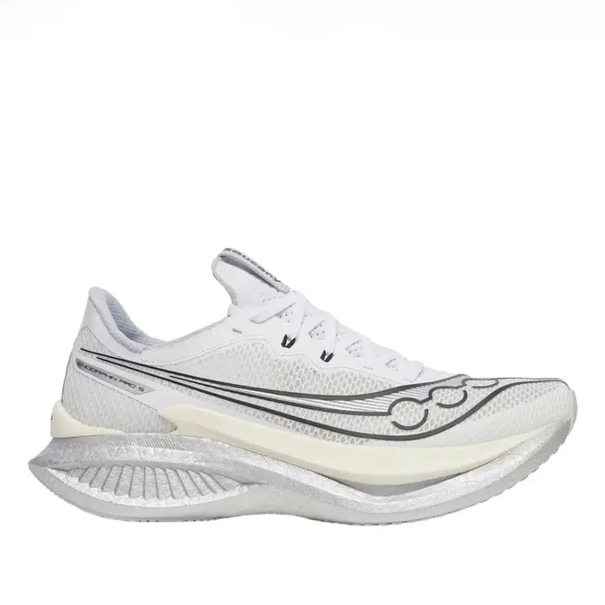 [BUNJANG] Saucony Endorphin Pro 5 White Running Shoes (255mm) / 써코니 엔돌핀 프로5 화이트 255