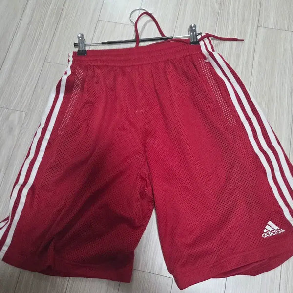[BUNJANG] Adidas 3-Stripes Red Training Pants / 아다다스3선 레드