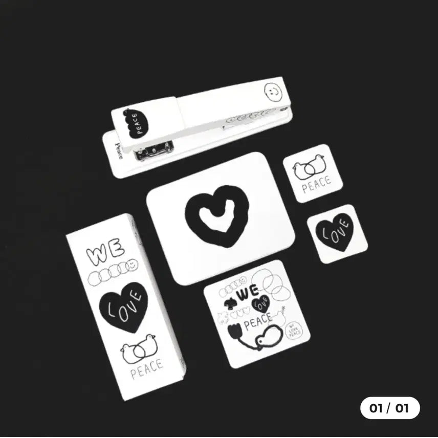 [BUNJANG] Inafy Limited Edition Collaboration Stapler Set / 이나피 한정판 콜라보 스테플러세트
