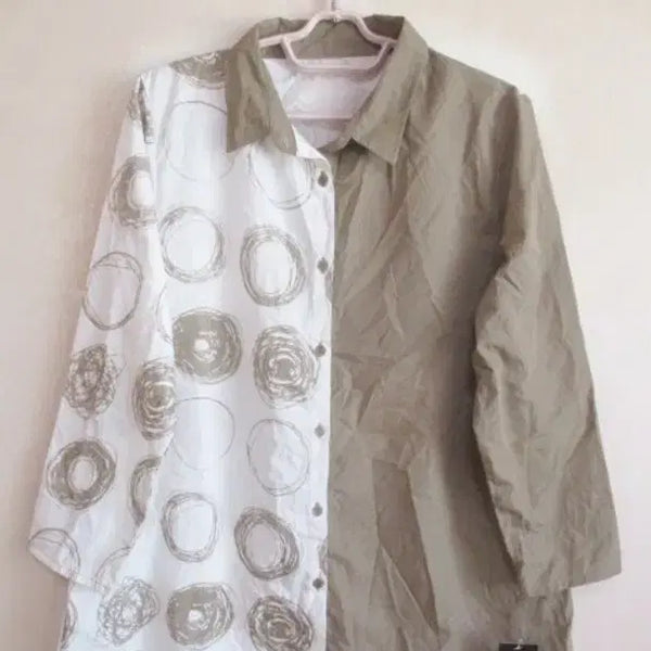 [BUNJANG] Beige Shirt with Tag / 택있음) 베이지 셔츠