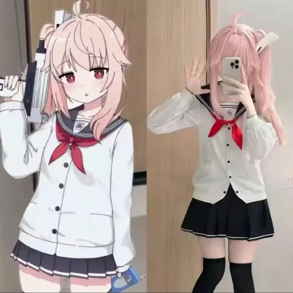 [BUNJANG] Blue Archive Yutori Natsu Uniform Cosplay (Gift with Purchase) / 30만원 이상 구매시 사은품) 블루아카이브 유토리 나츠 교복 코스프레