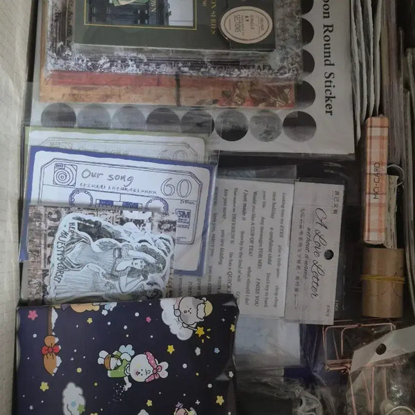 [BUNJANG] Diary Deco Stickers, Washi Tape, Kkaner Artist Stickers, A4 Wrapping Paper Bundle Set / 다꾸스티커,마테,까너님인스,A4랩핑지등 일괄판매합니다.