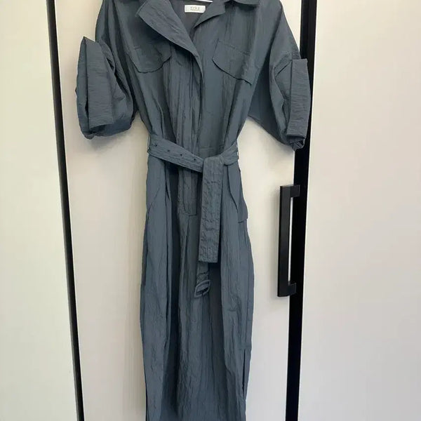 [BUNJANG] Time Shirt Dress / 타임 셔츠 원피스(상태최상)