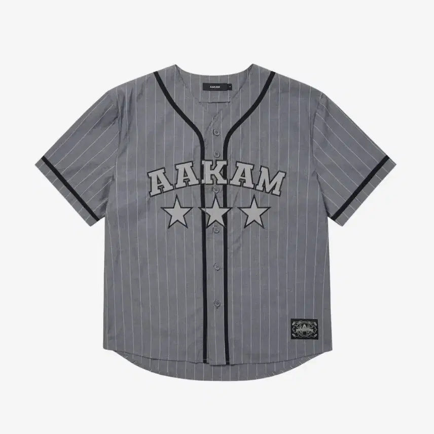 [BUNJANG] Aakam Cotton Baseball Jersey (Gray) / Aakam Cotton Baseball Jersey (Gray)