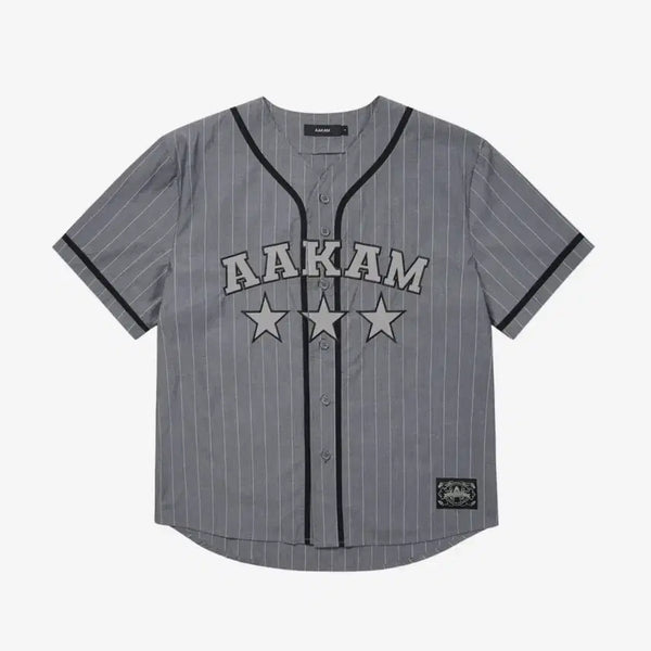 [BUNJANG] Aakam Cotton Baseball Jersey (Gray) / Aakam Cotton Baseball Jersey (Gray)