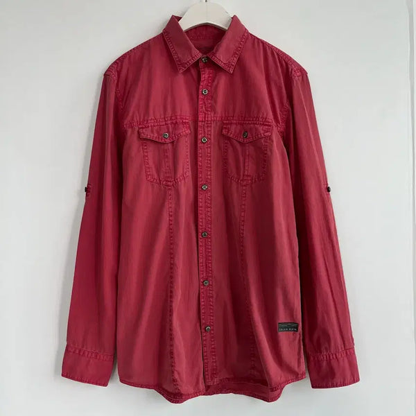[BUNJANG] Calvin Klein Washed Pink Shirt S / 캘빈클라인 워싱 핑크 셔츠 S