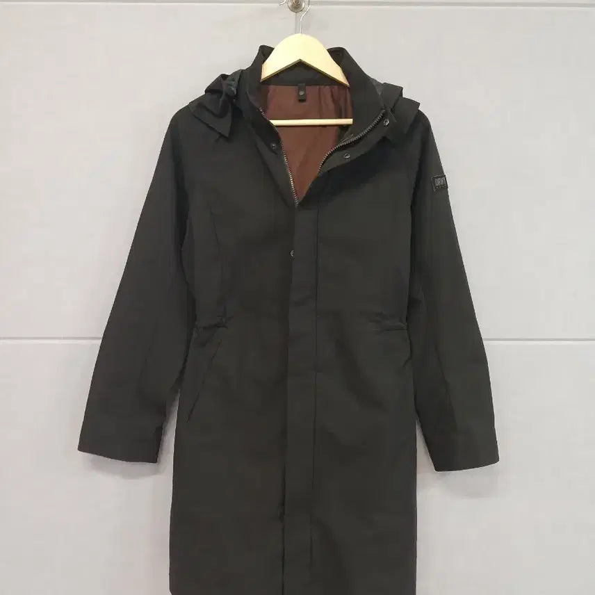 [BUNJANG] DKNY Black Hooded Coat L / #DKNY 블랙 후드 코트 L