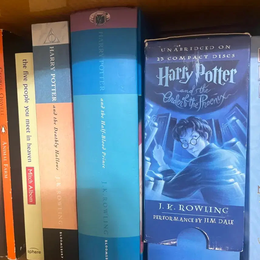 [BUNJANG] Harry Potter Original English Books 3-Volume Set & Goblet of Fire Audiobook CD Set / [최상급/미읽음] 해리포터 원서 3권 & '불의 잔' 오디오북 CD 세트 (낱개/일괄 가능)