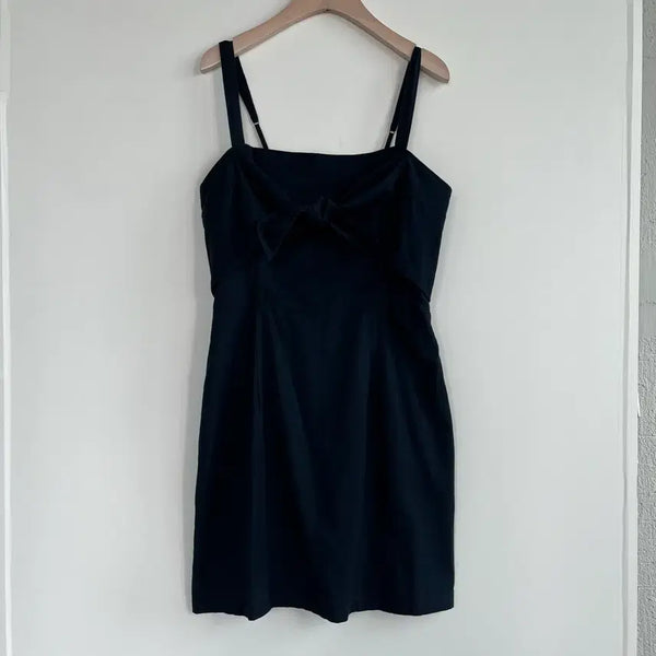 [BUNJANG] Abercrombie & Fitch Navy Ribbon Bustier Dress M / Abercrombie & Fitch 아베크롬비 네이비 나시 원피스