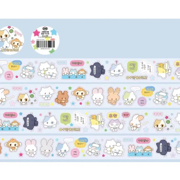 [BUNJANG] Goyangidabang Kiss Cut Sticker Set / 고양이다방 키스컷