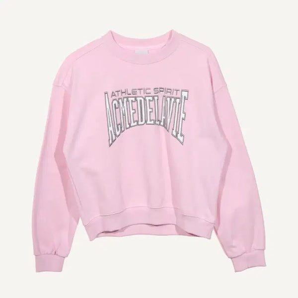 [BUNJANG] ACMEDELAVIE Crewneck Sweatshirt Pink / 아크메드라비 맨투맨 핑크