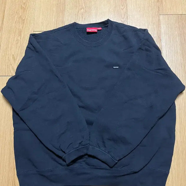 [BUNJANG] Supreme Small Box Logo Crewneck Sweatshirt Black / [XL] 슈프림 스몰박스로고 크루넥 맨투맨 블랙