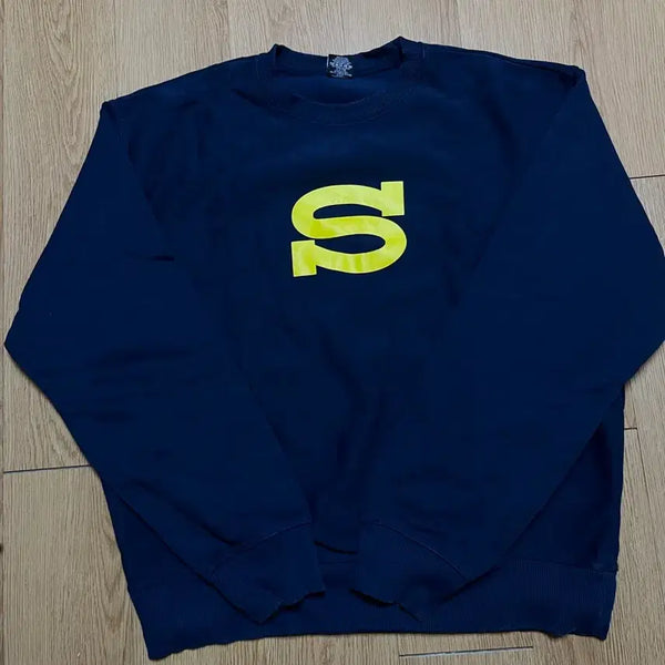 [BUNJANG] Stussy Letterman Crewneck Navy XL / [XL] 스투시 레터맨 크루넥 네이비