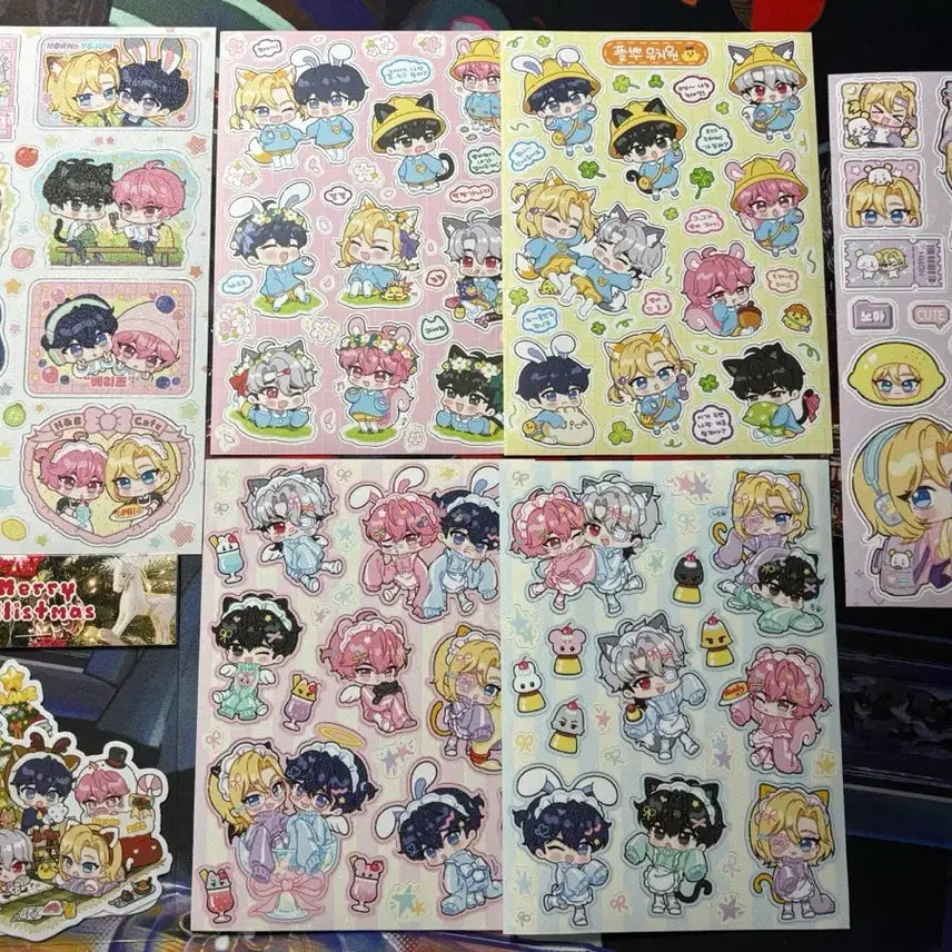 [BUNJANG] PLAVE DIA Acrylic Sticker Bundle Set / 플레이브 비공굿 통판 디아님 스티커 일괄