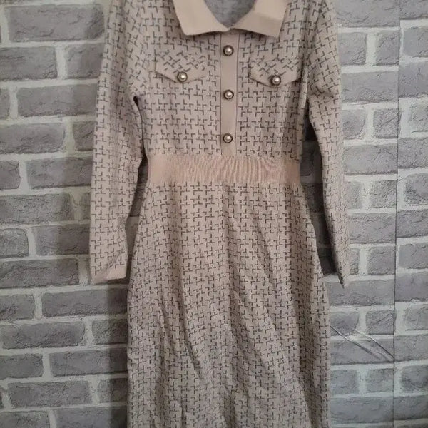 [BUNJANG] ROROCHIC Collar Knit Dress / ROROCHIC 카라니트 원피스 새옷/알뜰한여우