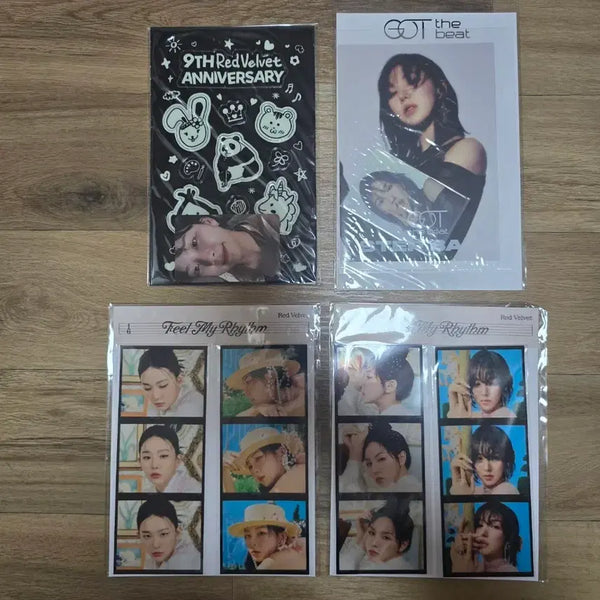 [BUNJANG] Red Velvet 9th Anniversary Goods Set / 레드벨벳 9주년 기념 굿즈 4종 세트 네고가능