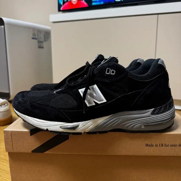 [BUNJANG] New Balance 991 Made in UK Black Silver 275mm / 뉴발란스 991 made in UK 블랙 실버 275mm