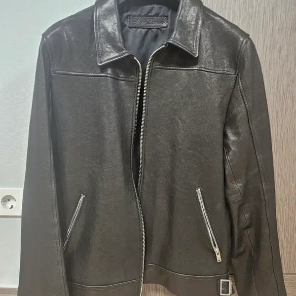 [BUNJANG] Noir Larmes STANDARD Leather Jacket / 느와르라르메스 싱글 STANDARD 가죽자켓 46