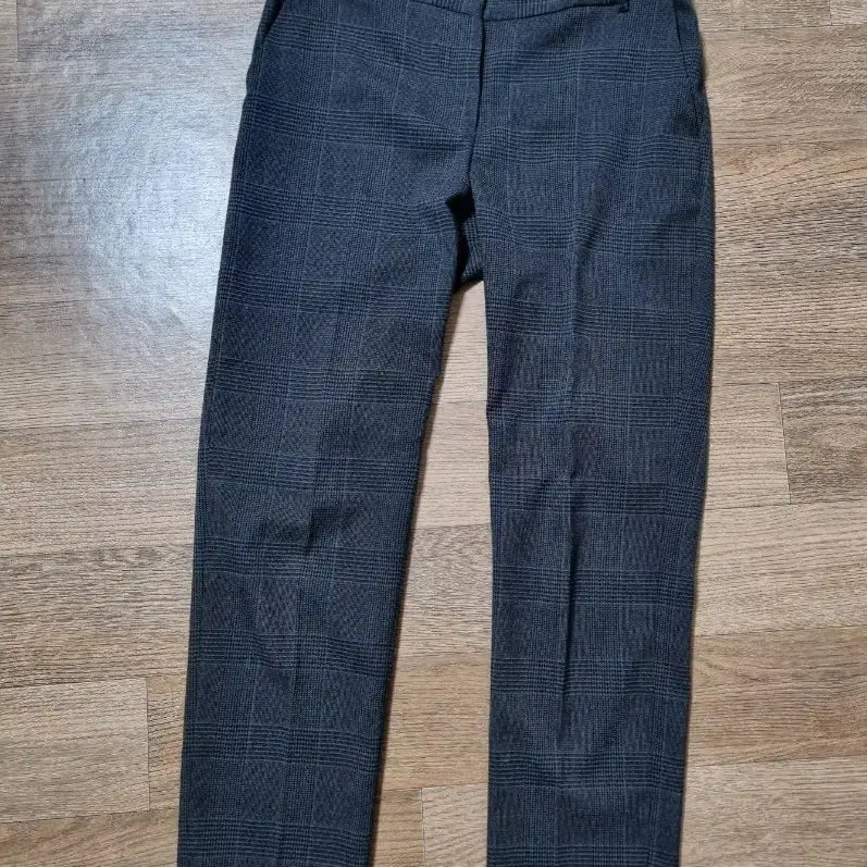 [BUNJANG] Check Pattern Slacks Trousers / 체크 바지 정장 바지 슬랙스바지