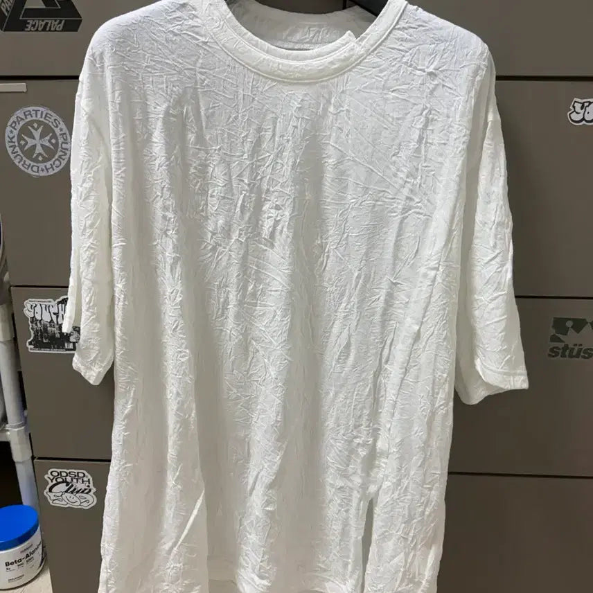 [BUNJANG] Yohji Yamamoto Ground Y Pleated Short Sleeve T-Shirt / (3) 요지야마모토 그라운드 y 주름가공 반팔