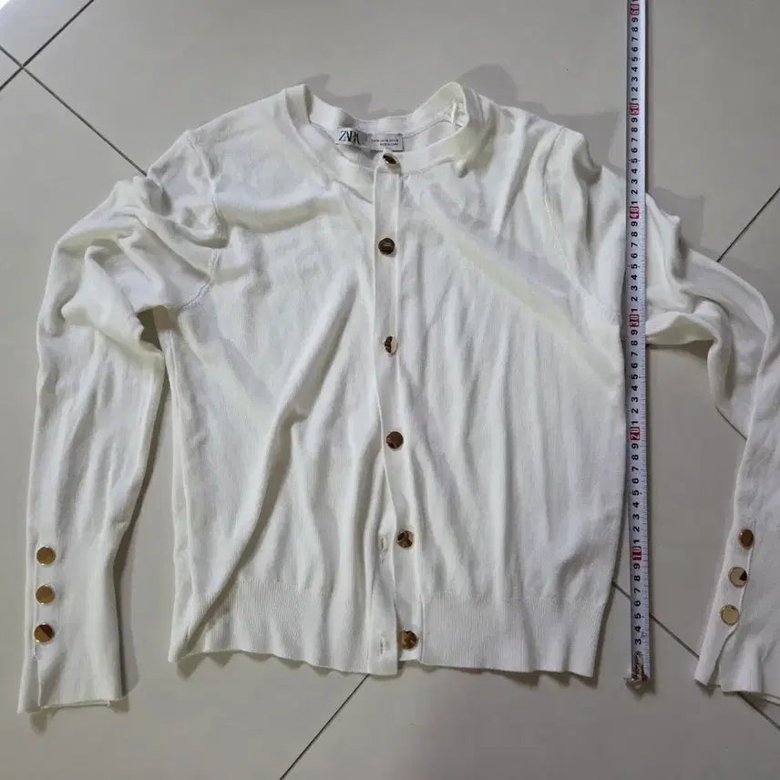 [BUNJANG] Zara White Cardigan / 자라 가디건 화이트