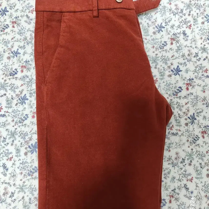 [BUNJANG] Corduroy Pants Burgundy / 코듀로이 팬츠 버건디