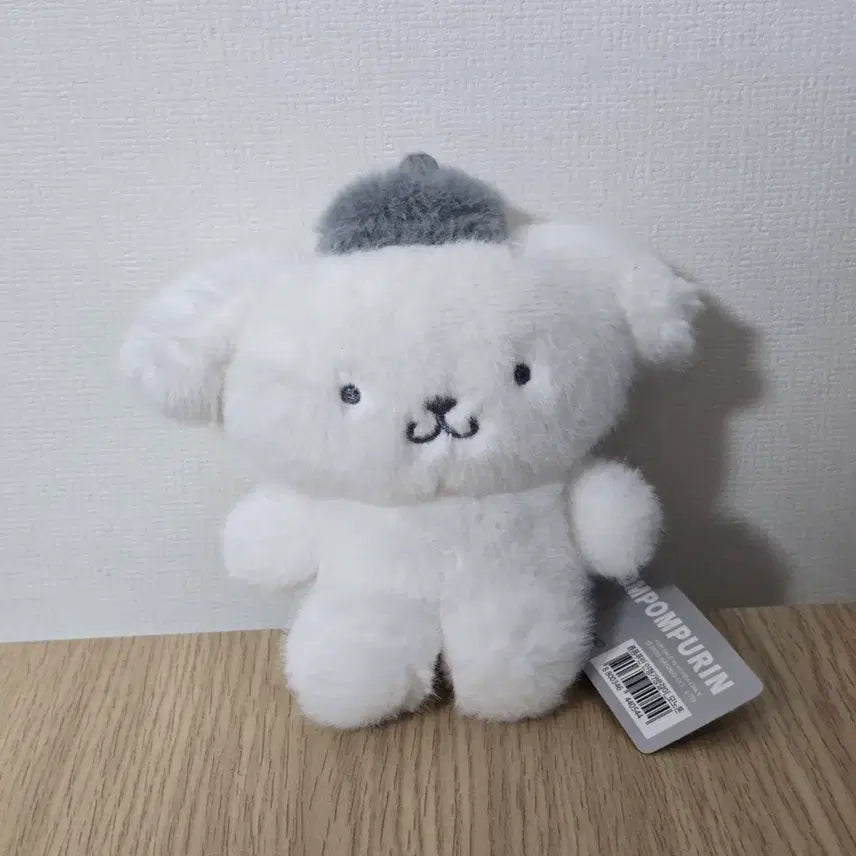 [BUNJANG] Sanrio Monotone Pompompurin Doll Keychain / 산리오 모노톤 인형 키링 폼폼푸린