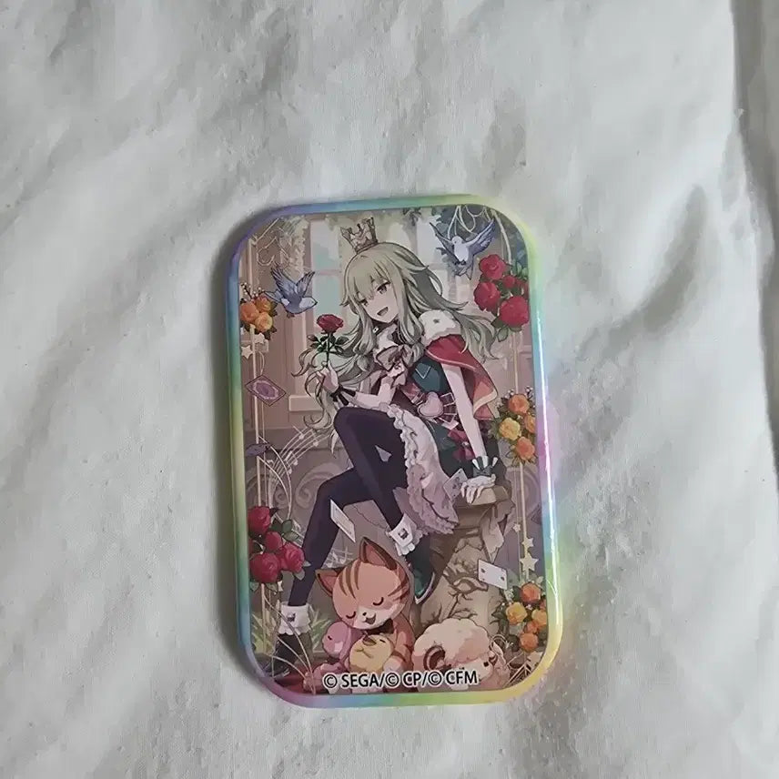 [BUNJANG] Kusanagi Nene World Link Can Badge / 쿠사나기 네네 월드링크 캔뱃지