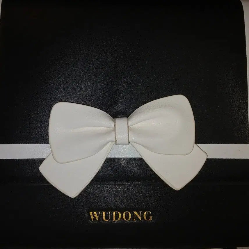 [BUNJANG] WUDONG Black Ribbon Shoulder Bag / 블랙 리본 이타백