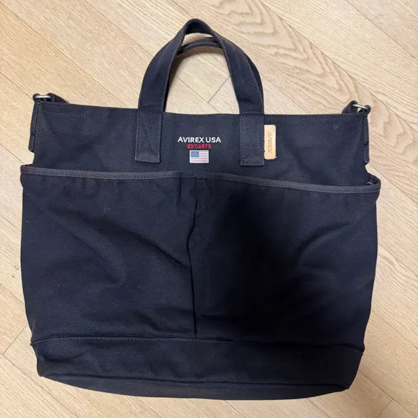 [BUNJANG] Avirex Helmet Bag Tote Bag Black / 아비렉스 헬멧백 토트백 블랙