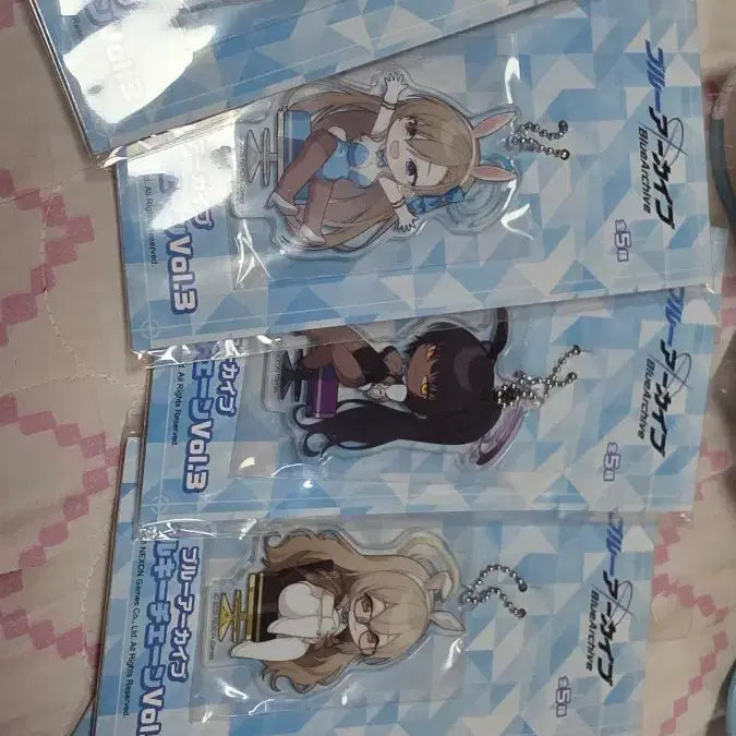 [BUNJANG] Blue Archive Animate C&C Keyring Set - Neru, Asuna, Karin, Akane, Toki / 블루아카이브 애니메이트 c&c 키링 네루 아스나 카린 아카네 토키