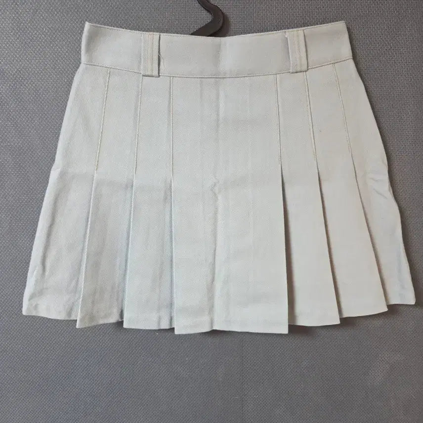 [BUNJANG] Light Blue Pleated Mini Skirt / 연청색 플리츠 미니 스커트