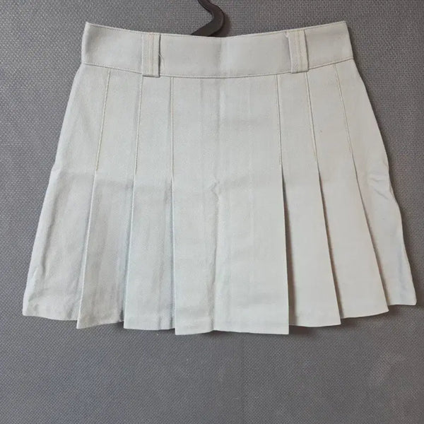 [BUNJANG] Light Blue Pleated Mini Skirt / 연청색 플리츠 미니 스커트