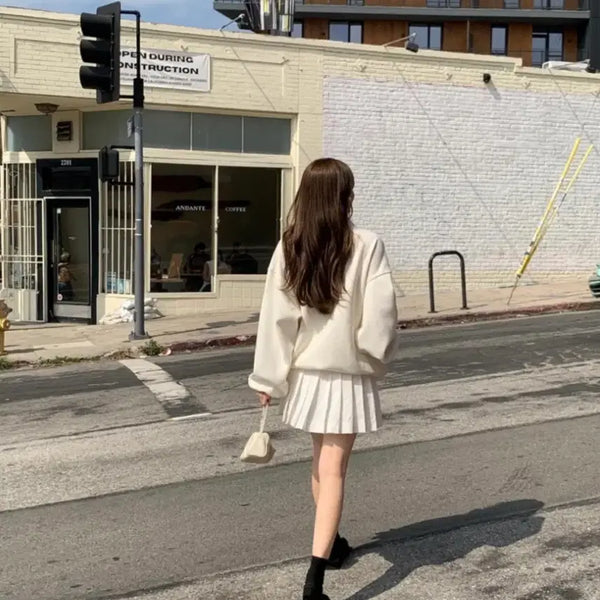 [BUNJANG] ounce White Pleated Skirt / ounce 니드오브 온스 플리츠 스커트 링서울 호와스 던스트 시아쥬