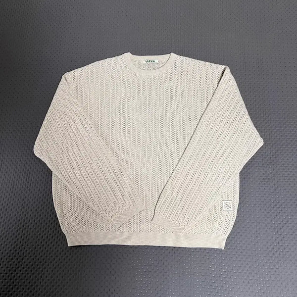 [BUNJANG] Satur Ibiza Messed Knit Natural Green L / 세터 SATUR 이비자 메시드 니트 내추럴그린 L