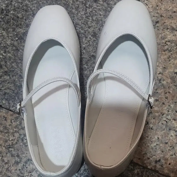 [BUNJANG] ChakanGudu Mary Jane White Shoes 240 / 착한구두 메리제인 화이트 240