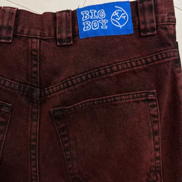 [BUNJANG] Polar Skate Big Boy New Version Red Pants (Size S) / 폴라스케이트 빅보이 신버전 레드 s