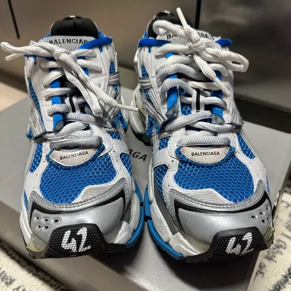 [BUNJANG] Balenciaga Runner Sneakers Blue Size 42 / 발렌시아가 러너 블루 42사이즈 국내 백화점 매장판 팝니다